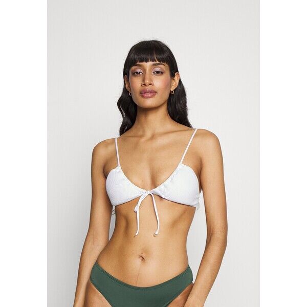 Seafolly SEA DIVE DRAWSTRING NECK BRALETTE Góra od bikini white S1981J0DK-A11