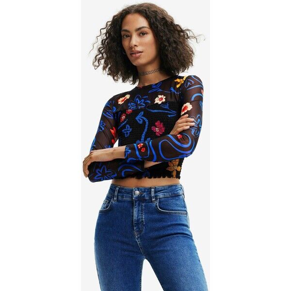 Desigual Bluzka z długim rękawem DE121E0KP-Q11