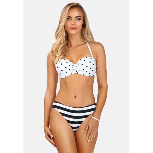 Miss Lou Bikini ML013 Biały