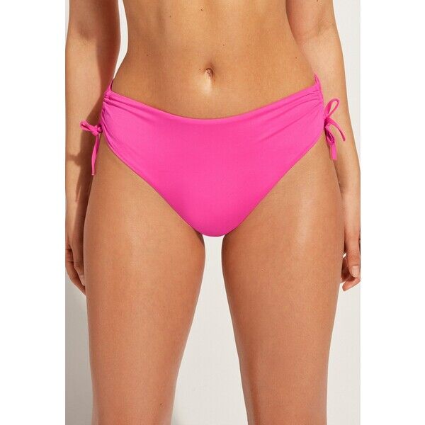 Calzedonia INDONESIA HIGH-WAISTED REVERSIBLE Dół od bikini rosa c bright pink C2F81R00I-J11