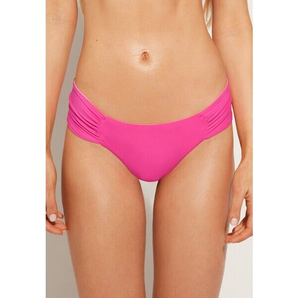 Calzedonia INDONESIA BRAZILIAN REVERSIBLE Dół od bikini rosa c bright pink C2F81I07B-J11