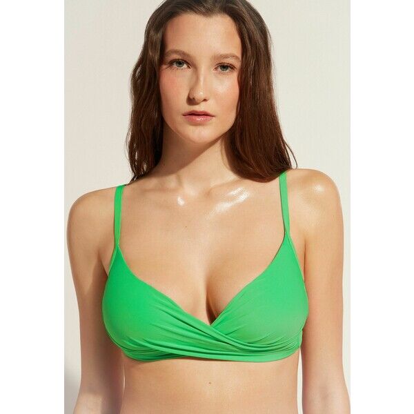 Calzedonia INDONESIA Góra od bikini grun c shiny green C2F81J0D2-M11