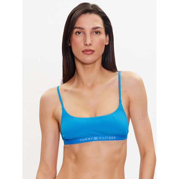 Tommy Hilfiger Góra od bikini UW0UW04533 Niebieski