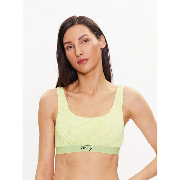 Tommy Jeans Góra od bikini UW0UW04490 Żółty
