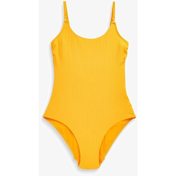 Next ESSENTIAL STANDARD Kostium kąpielowy yellow rib NX381E00Q-E11