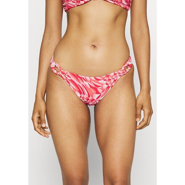 Seafolly POOLSIDE TRIM HIPSTER PANT Dół od bikini pink chintz S1981I09K-J11