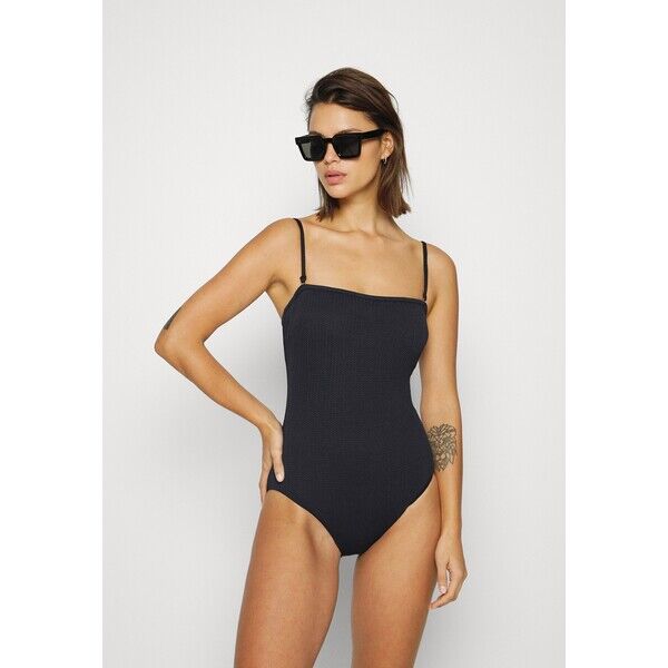 Seafolly BB BIG CUP DIVE BANDEAU ONE PIECE Kostium kąpielowy black S1981G05K-Q11