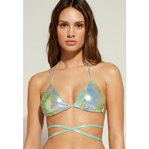 Calzedonia LAS PALMAS Góra od bikini shiny snake C2F81J0CW-T11