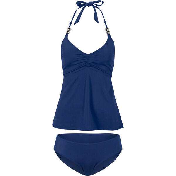 Bonprix Tankini (2 części), z poliamidu z recyklingu niebieski