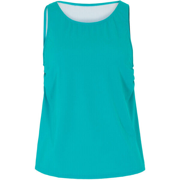 Bonprix Top tankini z poliamidu z recyklingu szmaragdowy