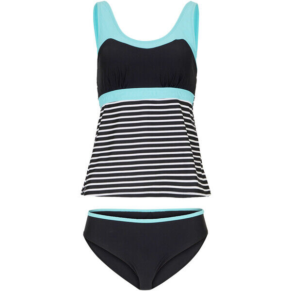 Bonprix Tankini (2 części) czarno-biały