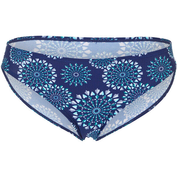 Bonprix Figi bikini kobaltowy w graficzny wzór