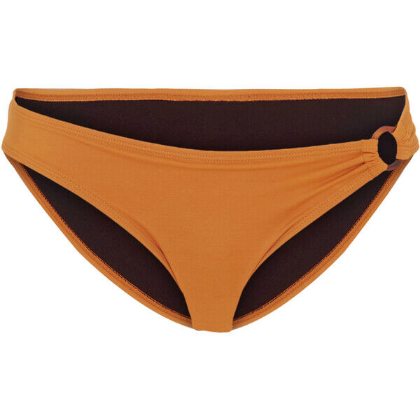 Bonprix Figi bikini z poliamidu z recyklingu brązowy