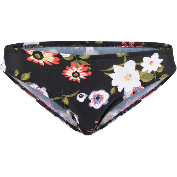 Bonprix Figi bikini czarny z nadrukiem
