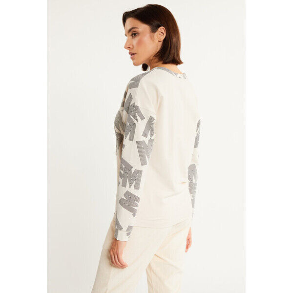 Monnari Bluza JUM0010-KM15 Beżowy Regular Fit