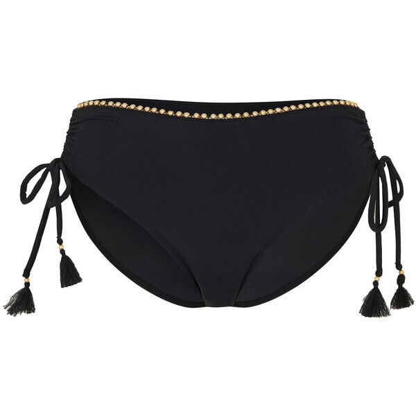 Bonprix Ekskluzywne figi bikini z poliamidu z recyklingu czarny
