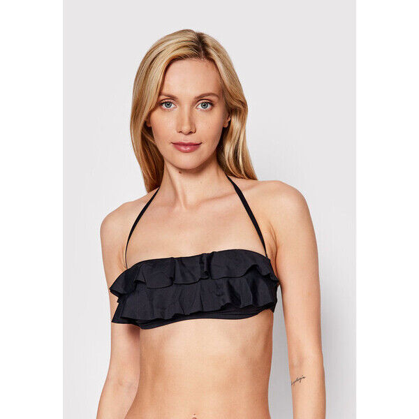 United Colors Of Benetton Góra od bikini 3P5H5R042 Czarny