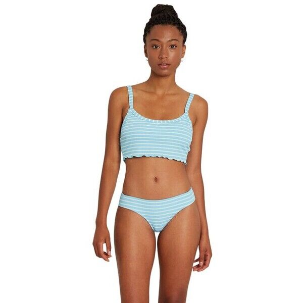 Volcom Dół od bikini Next In Line Cheekini Niebieski