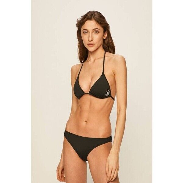 Calvin Klein Góra od bikini triangle Czarny