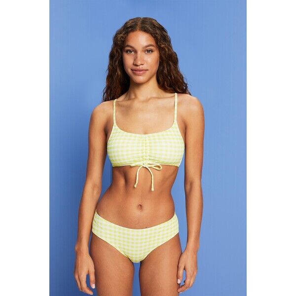 Esprit Z recyklingu: fakturowana góra od bikini bandeau 053EF1A322_762