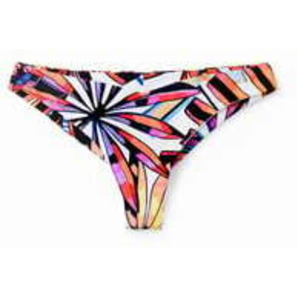 Desigual Dół od bikini w tropikalny deseń 23SWMK291000