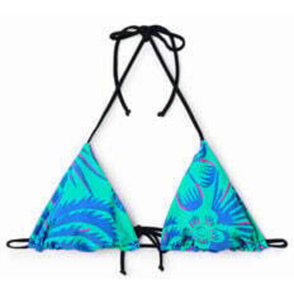 Desigual Dwustronna góra od bikini z trójkątnymi miseczkami 23SWMK263135