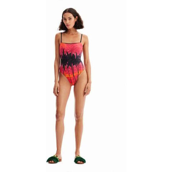 Desigual Kostium kąpielowy bandeau Stella Jean 23SWMK559019