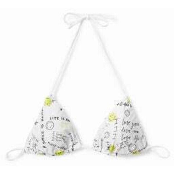 Desigual Top od bikini z motywem Smiley® 22SWMK251000