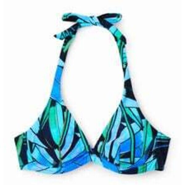 Desigual Góra od bikini w tropikalny deseń 23SWMK365000
