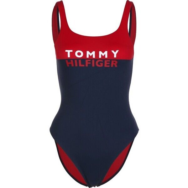 Tommy Hilfiger Strój kąpielowy One-Piece Czerwony