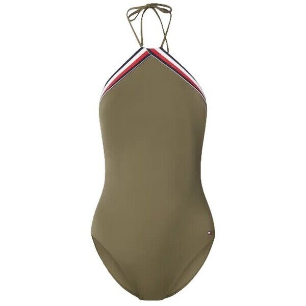 Tommy Hilfiger Strój kąpielowy One-Piece Halter Kolorowy