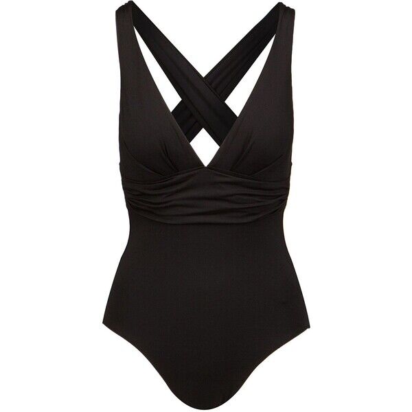 Jednoczęściowy strój kąpielowy Seafolly Cross Back One Piece 10950942-black 10950942-black