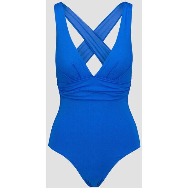 Jednoczęściowy strój kapielowy Seafolly Cross Back One Piece 10950942-azure 10950942-azure