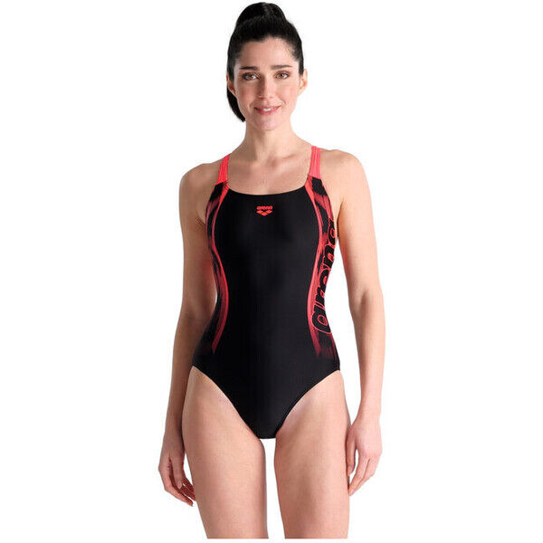Arena Strój kąpielowy Swim Pro Back Graphic Czarny