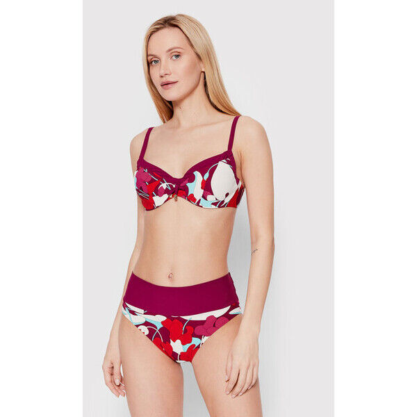 Chantelle Góra od bikini Flowers C18H10 Fioletowy