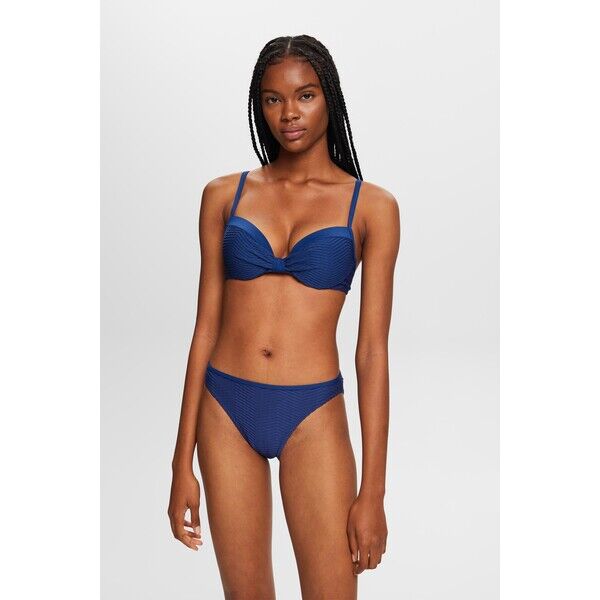 Esprit Z recyklingu: wyściełana góra od bikini z fakturą 083EF1A301_415