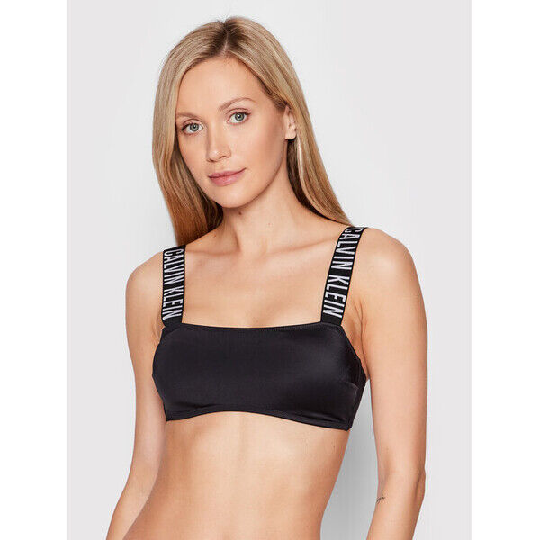 Calvin Klein Swimwear Góra od bikini KW0KW01825 Czarny