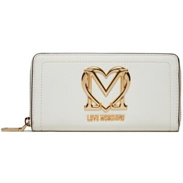 LOVE MOSCHINO Duży Portfel Damski JC5721PP0HKG0120 Biały
