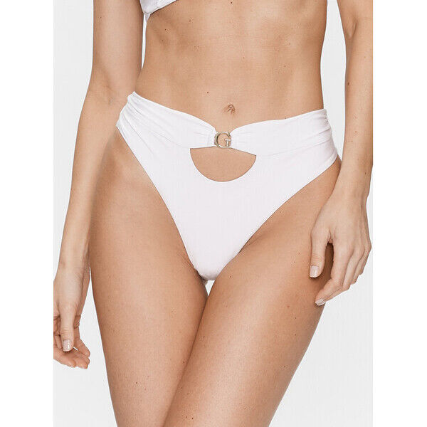 Guess Dół od bikini E3GO08 MC04Q Biały