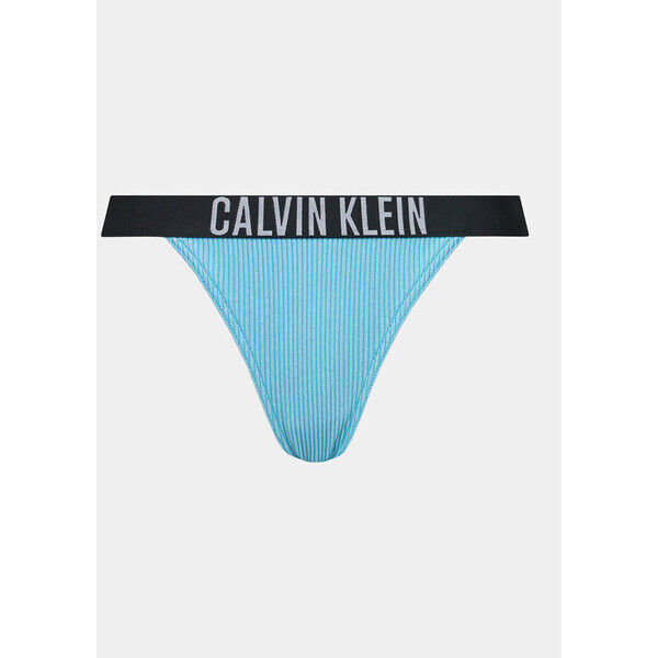 Calvin Klein Swimwear Dół od bikini KW0KW02019 Niebieski