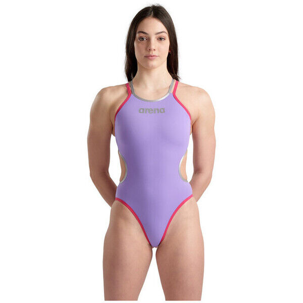 Arena Strój kąpielowy ONE DOUBLE CROSS BACK Fioletowy
