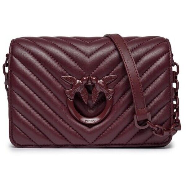 Pinko Torebka Love Click Mini AI 23-24 PLTT 100067 A0VM Bordowy