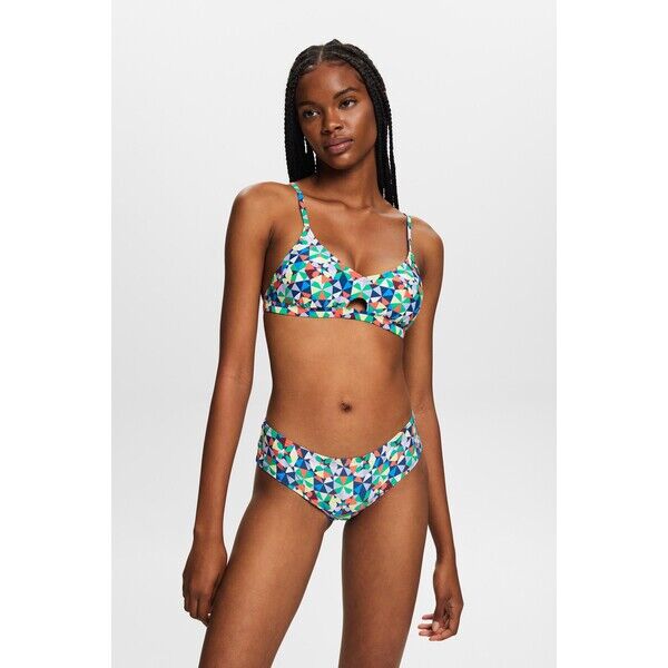 Esprit Z recyklingu: wyściełana góra od bikini z wzorem na całej powierzchni 083EF1A310_312