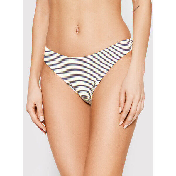 Vero Moda Dół od bikini Frilly 10259787 Beżowy