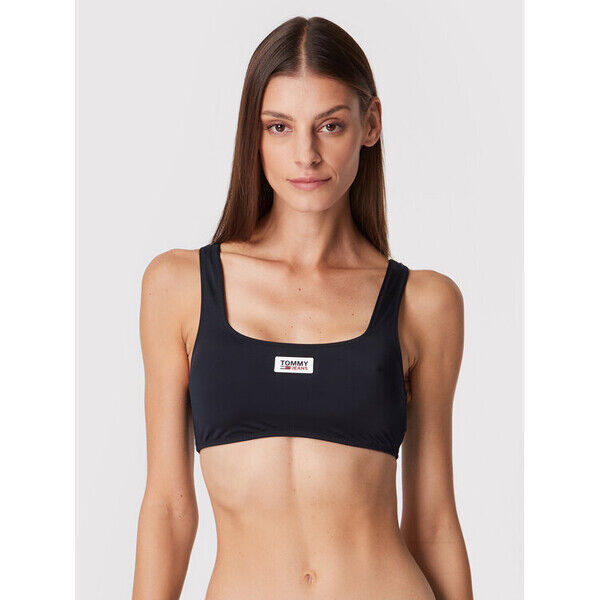 Tommy Jeans Góra od bikini UW0UW03324 Granatowy