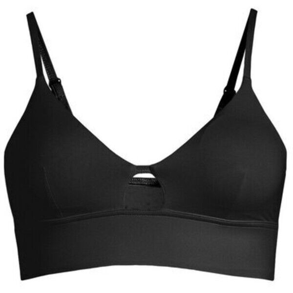 Casall Góra od bikini Triangle Cut-Out Bikini Top Czarny