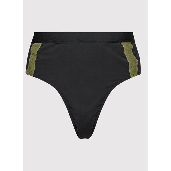 Calvin Klein Swimwear Dół od bikini KW0KW01857 Czarny