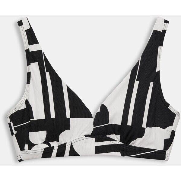 Esprit Wyściełana góra od bikini z nadrukiem retro, duże rozmiary 013EF1A324_003