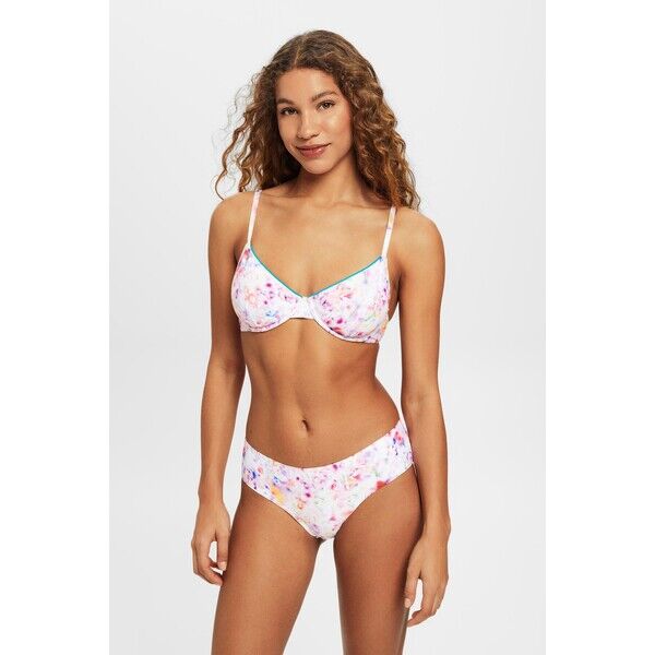 Esprit Top bikini z fiszbinami z kwiatowym nadrukiem 023EF1A302_457
