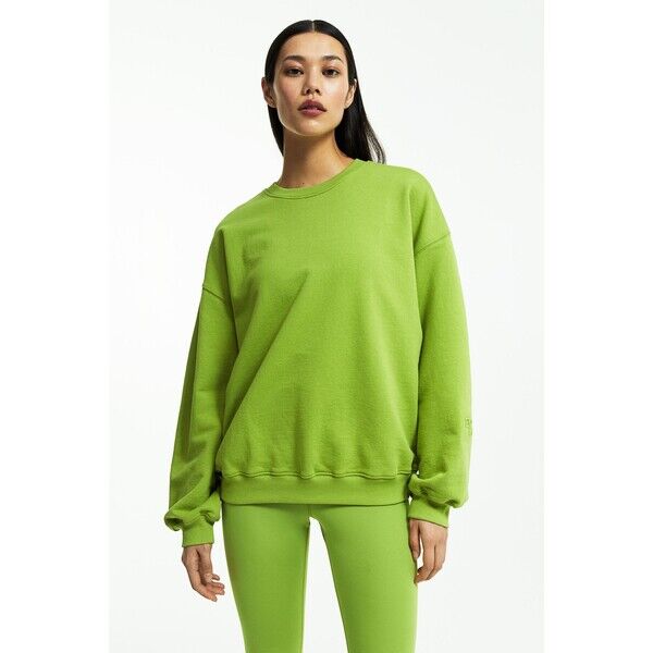 H&M Bluza sportowa oversize - 1075451027 Limonkowy